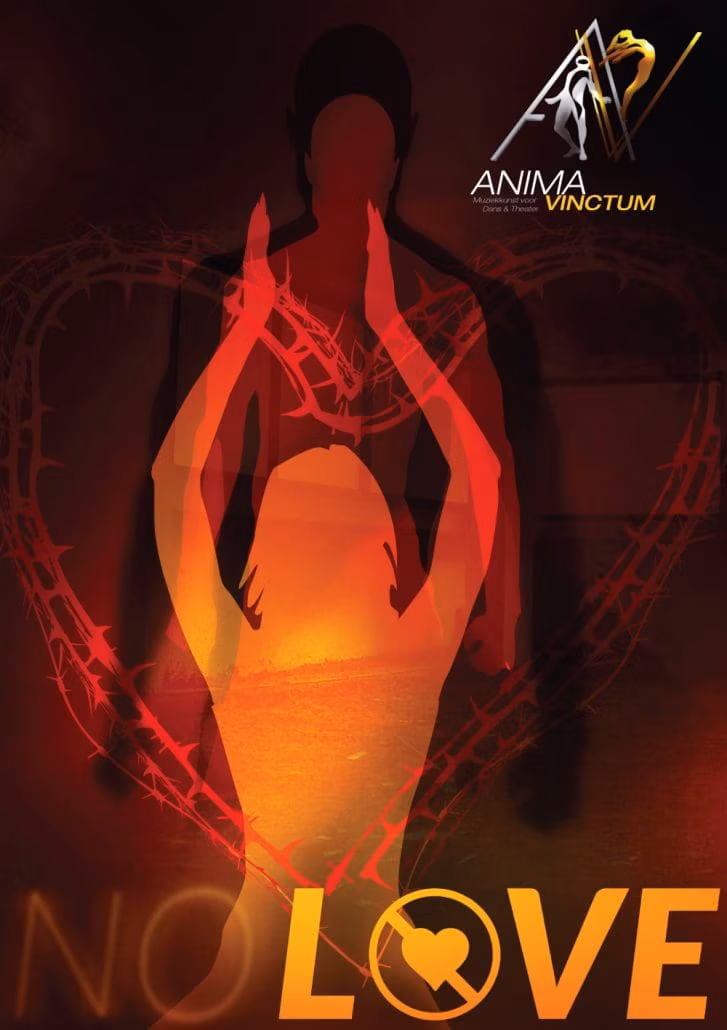 theaterproducties anima vinctum no love affiche