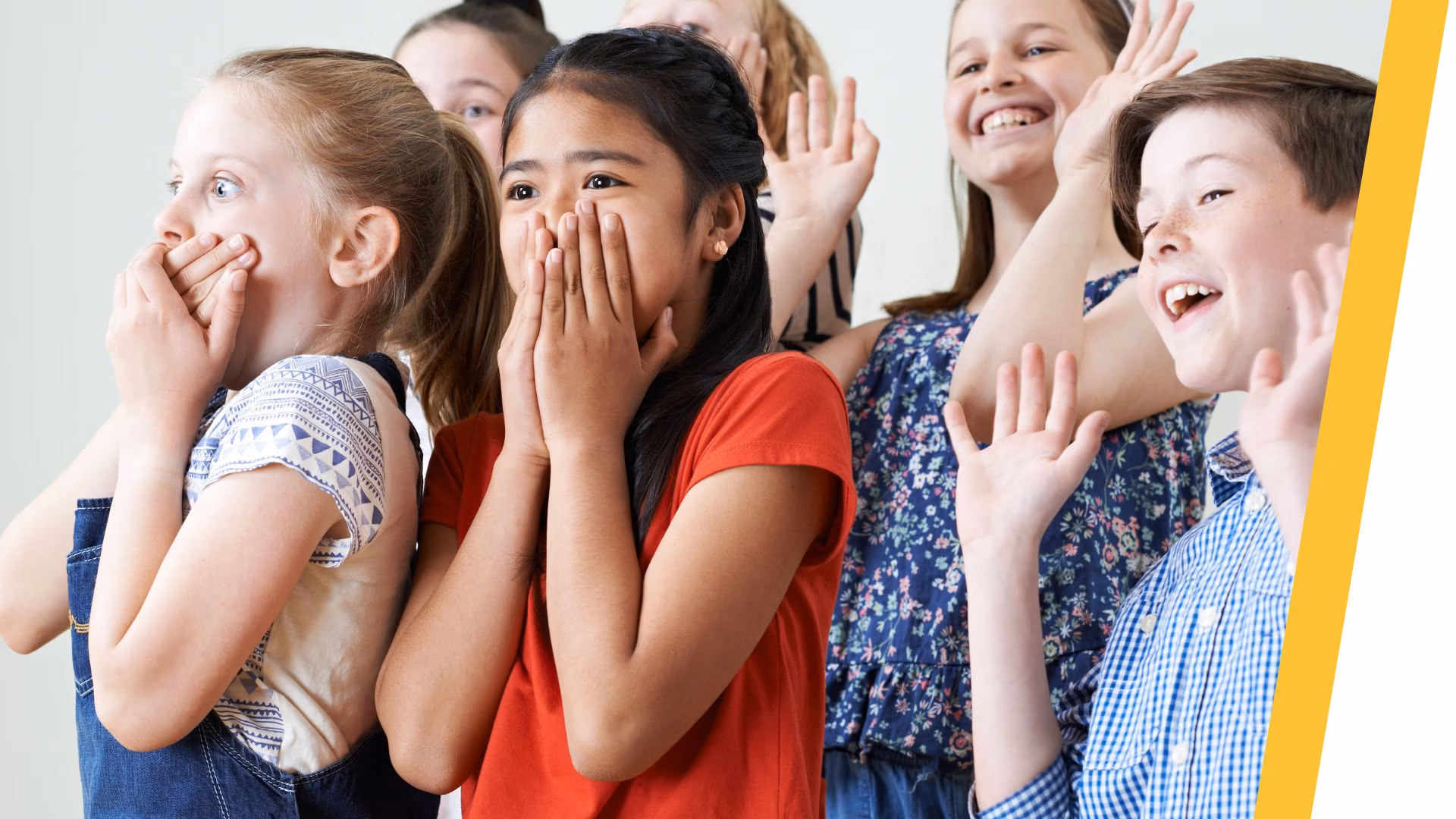 Kinderen tijdens naschoolse lessen improvisatietheater in GO! Muzische Basisschool K'DO Antwerpen